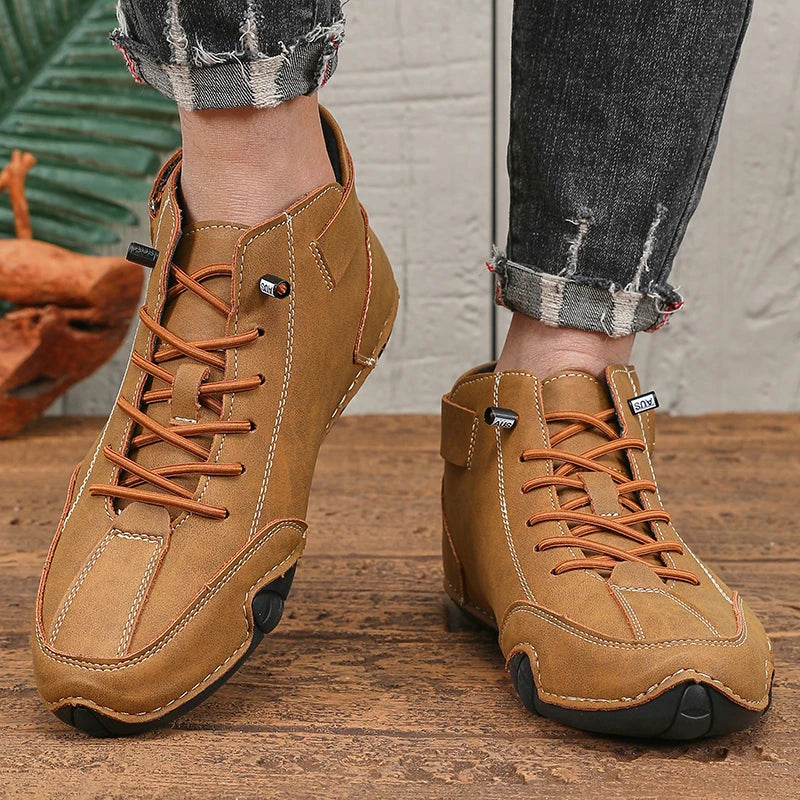 Leisure Men's Boots High-quality Stitching Soft Sole Comfortable Breathable Non Slip Durable Upper Cycling Couple Platform Boots