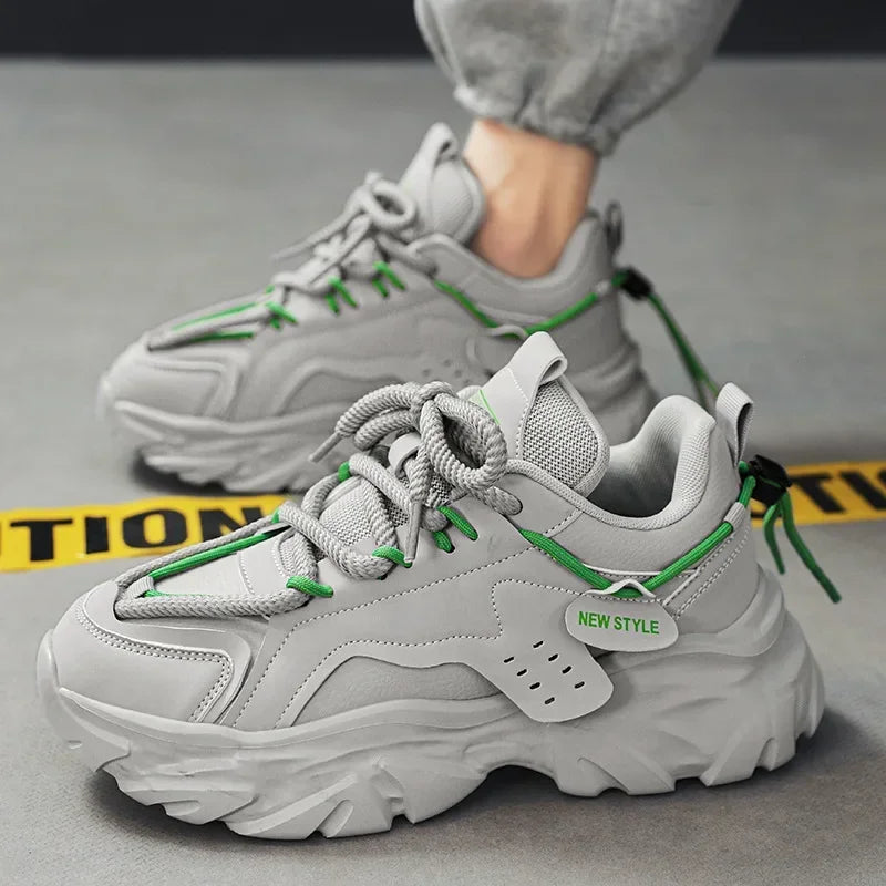 2025 New Men's Luxury Platform Sneakers Fashion Men Running Shoes Increased Breathability Man Shoes Lace Up Zapatillas De Hombre