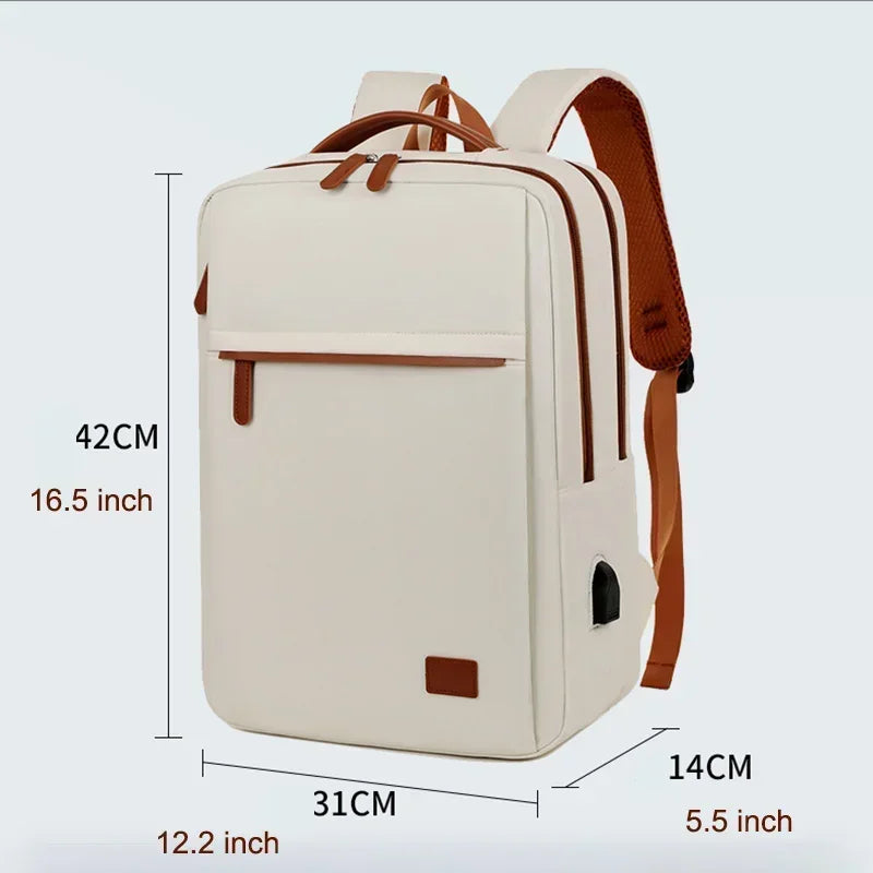 New Computer Bag, Backpack, Men's and Women's Large Capacity Travel, Commuting, Business, College Student Backpack