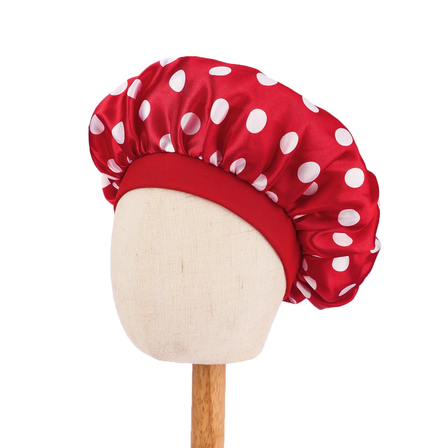 Fashion New African Children Adjustable Printing Ankara Satin Bonnet Sleep Cap Baby Kids Satin Bonnet Sleep Hat Silk Shower Cap