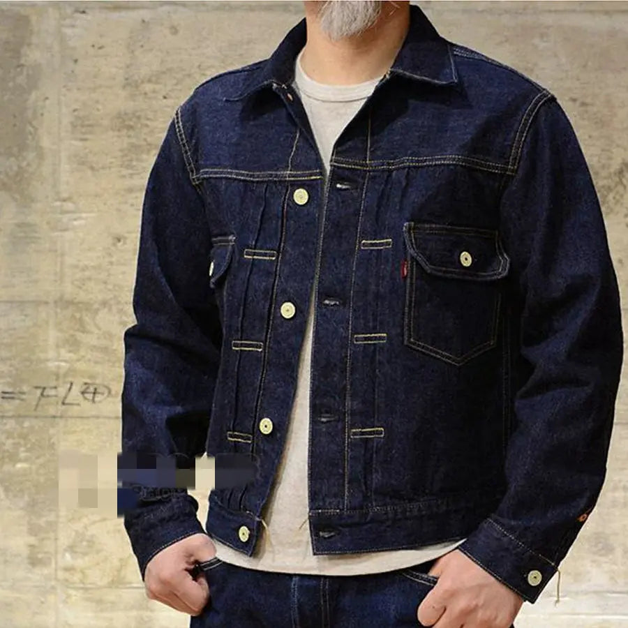 FREEWHEELERS 1951s Vintage Textured 507XX 14oz Indigo Denim Jacket