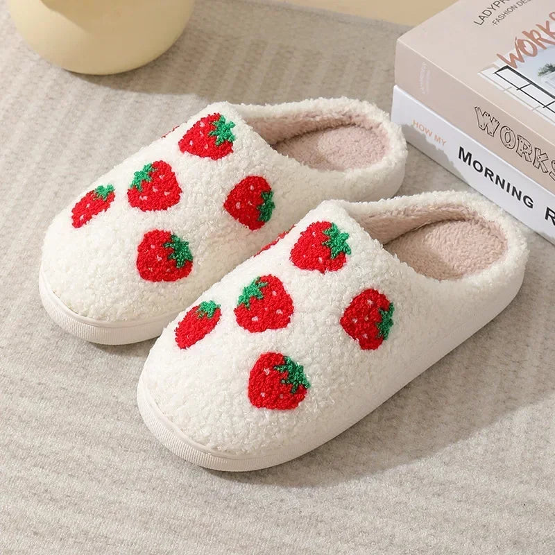 House Fuzzy Slipper Men Male Ghost Face Blue Evil Eye Home Shoes Plush Winter Warm Indoor Floor Non Slip Women Female Halloween