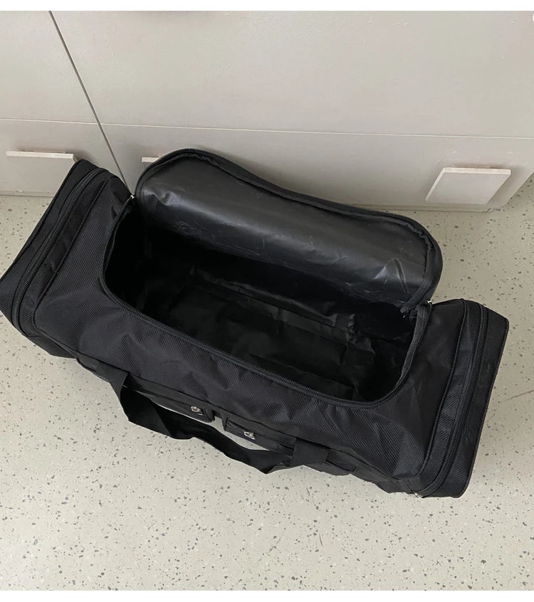 Women Men Nylon Travel Duffel Bag Carry On Luggage Bag Men Tote Large Capacity Weekender Gym Sport Holdall Overnight Bag Pouches