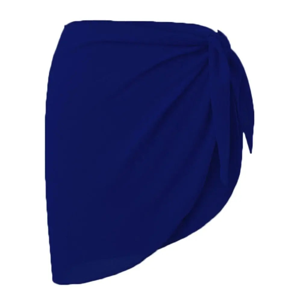 Chiffon Material Beach Dress Sheer Fabric UPF Protection Swimsuit Coverups Short Length Wearable Design Sarongs
