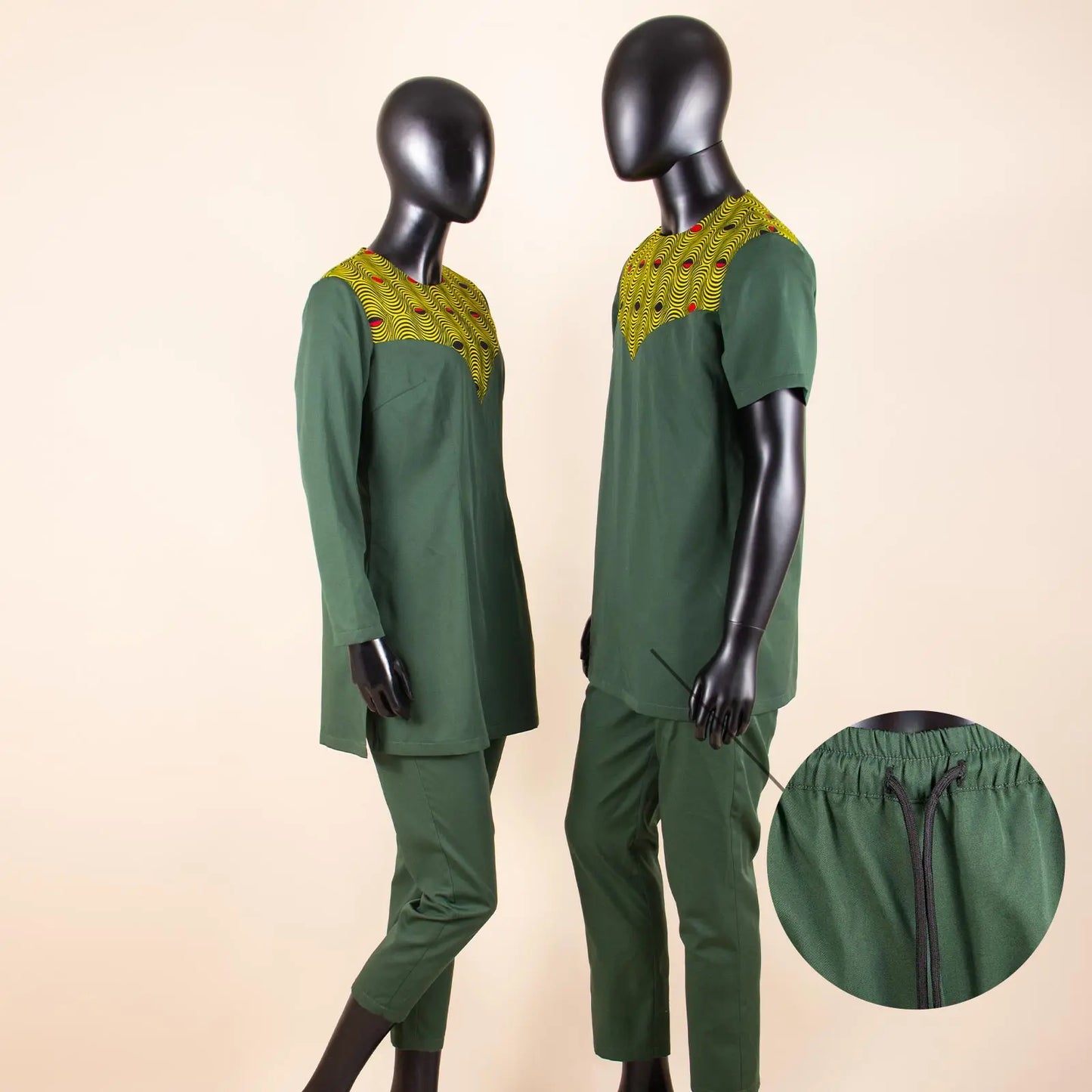 African Men Suits Bazin Riche African Couple Clothes Women Sets Matching Men Outfits Kaftan Patchwork Top and Pant Sets S20C001