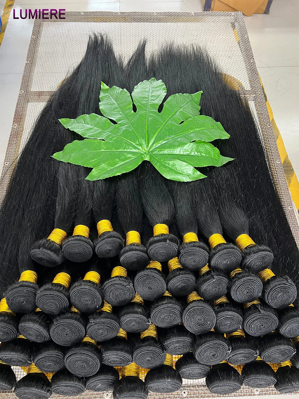 38 40 Inch Bone Straight 100% Virgin Unprocessed Human Hair Bundles Deal Raw Hair Extensions Brazilian Natural Black Wholesale