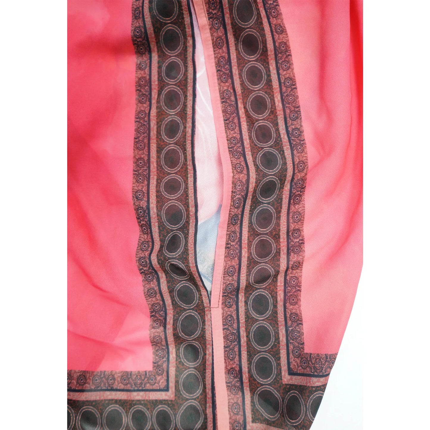 African Dresses for Women See-Through Chiffon Sexy V-neck Bohemian Printing Maxi Dresses Africa Kimono Bikini Holiday Beachwear