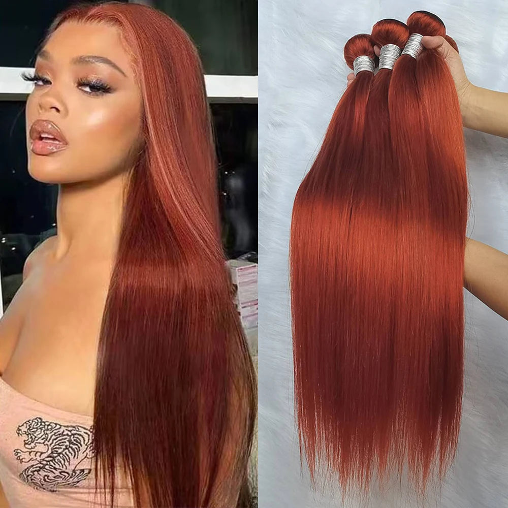 Straight Ombre Burgundy Bundles 1 3 4 Pcs/Lot 99J Dark Wine Red Brazilian Unprocessed Raw Human Hair Weave Extensions For Women