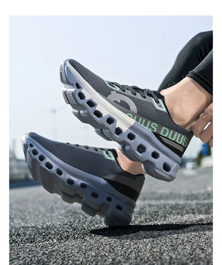Men's Cushioning Running Sneakers | Lightweight Non-Slip Athletic Shoes