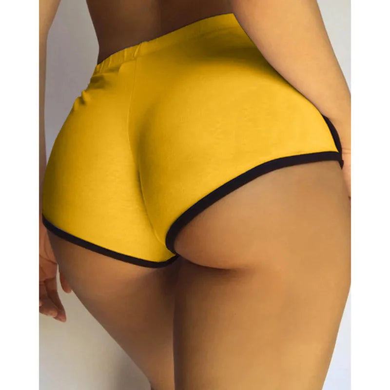 Sexy Hot Girl Shorts Pants Fashion Women Slim Fit High Stretch Sportwear Gym Y2K Short Casual Streetwear Solid Running Trousers