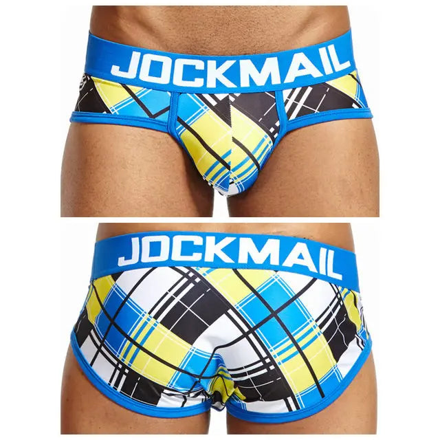Animal Cartoon Print Men Underwear Nylon Ice Silk Sexy Men Briefs Breathable Slip Cueca Gay Male Panties Underpants Briefs