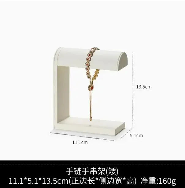 High end showcase jewelry display props, rings, necklaces, earrings display racks, counters, jewelry display sets, and tables