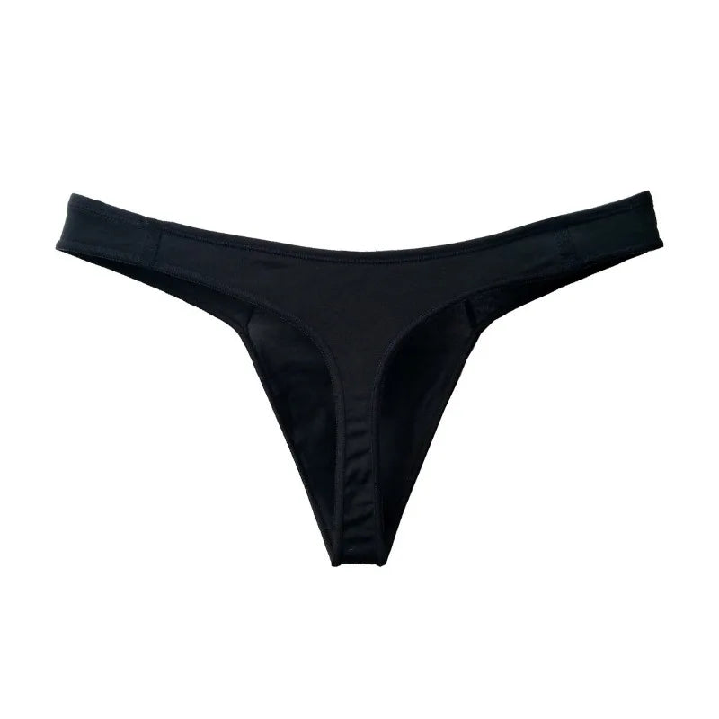 2024 Men Thong G String Low Rise Sexy Bugle Pouch Underwear Sports Fitness Male Tanga Comfortable Cotton Jockstrap Men M-3XL
