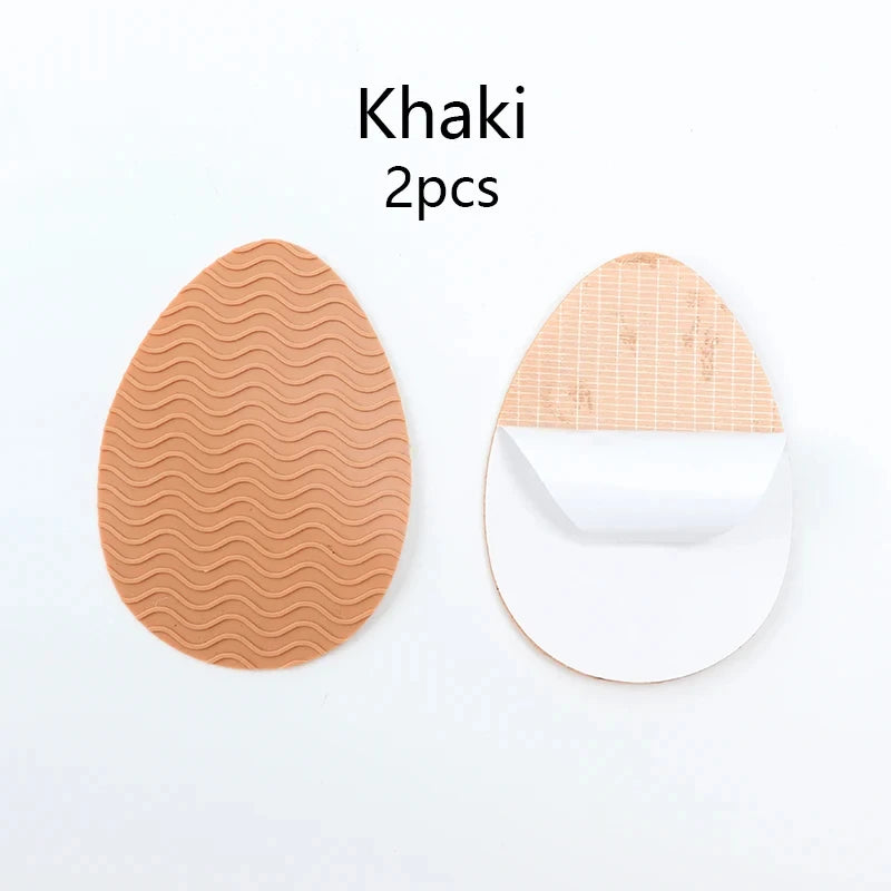 Women High Heels Rubber Sole Protector Non-Slip Wear-Resistant Forefoot Pads Self-Adhesive Insoles Sole Repair for Comfort