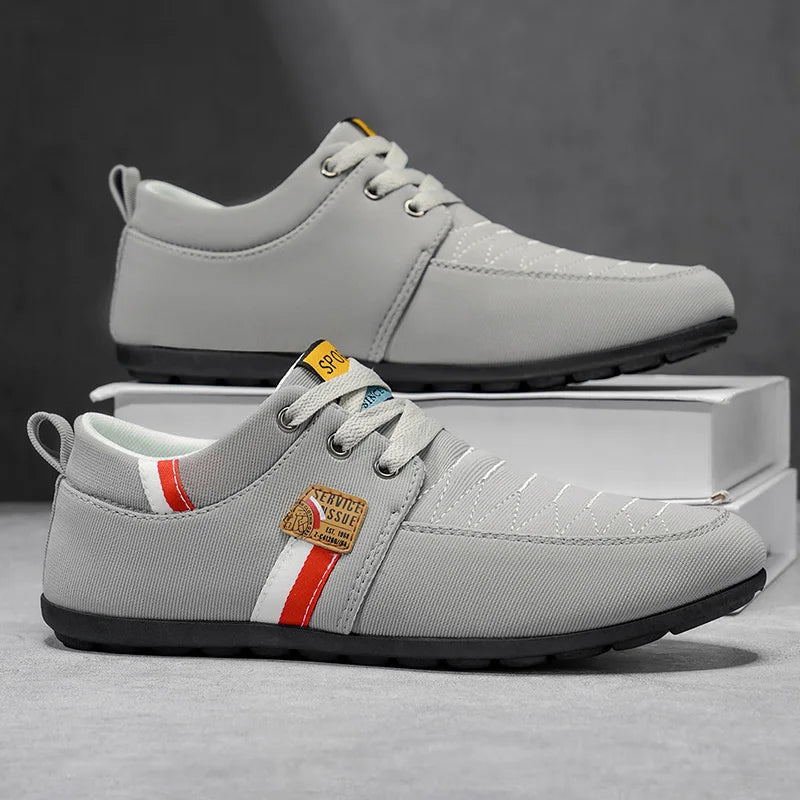 Men's Shoes New Style 2026 Spring and Autumn Flat Lightweight Sports Fashion Versatile Soft-Soled Casual Shoes Men's Simple Breathable Men's Shoes