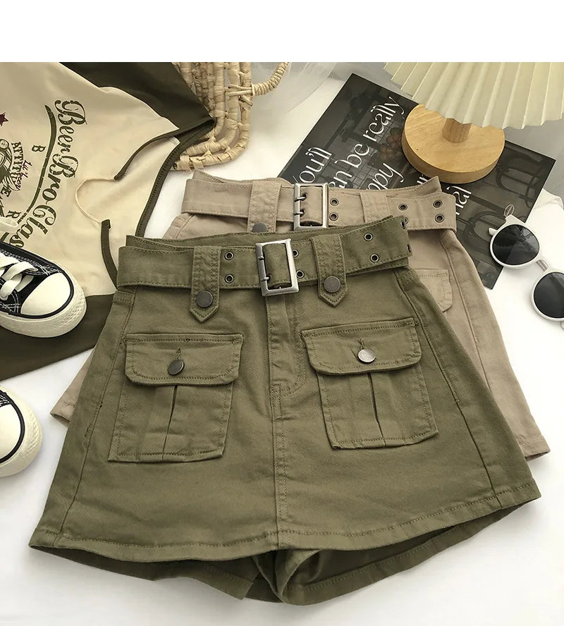 Design Sense Denim Skirt Pants Women's 2026 Summer Korean Version Hip Skirt