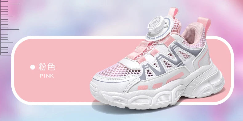 Children Casual Shoes for Girls Breathable Mesh Sneakers for Kids Summer Comfortable Outdoor Walking Shoes Fashion Sports Shoes