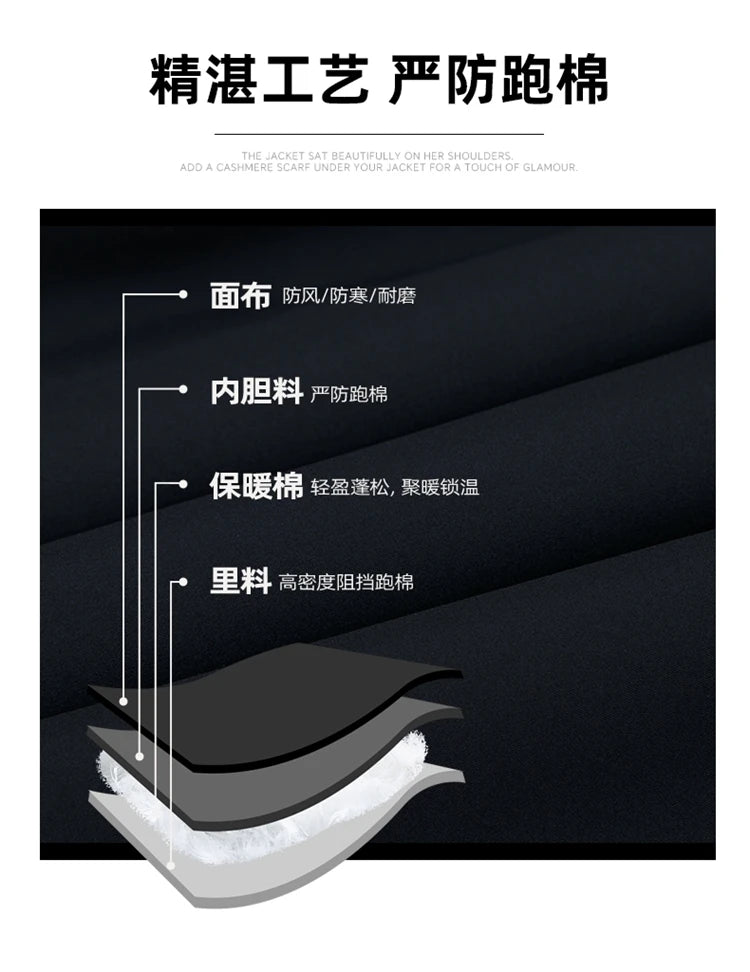 Business Men Thick Winter Big Hood Collar Warm Parka Waterproof Windproof NEW -40 Degrees Top Quality White Duck Down Jacket Men