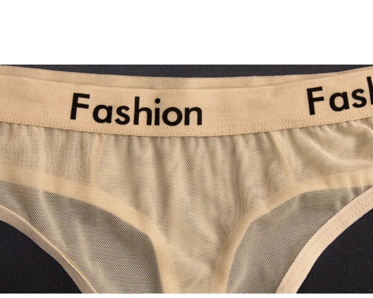 SP&CITY Sporty Style Sexy Transparent Underwear Women Crotch Cotton Briefs Soft Hollow Out Panties String Thong Sex Lingerie
