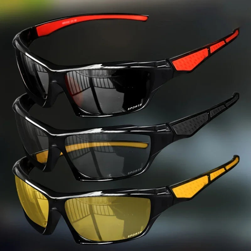Sports Polarized Sunglasses for Men Lightweight Night Vision Male Shades Cycling Driving Fishing Fashion Mirror Sunglass