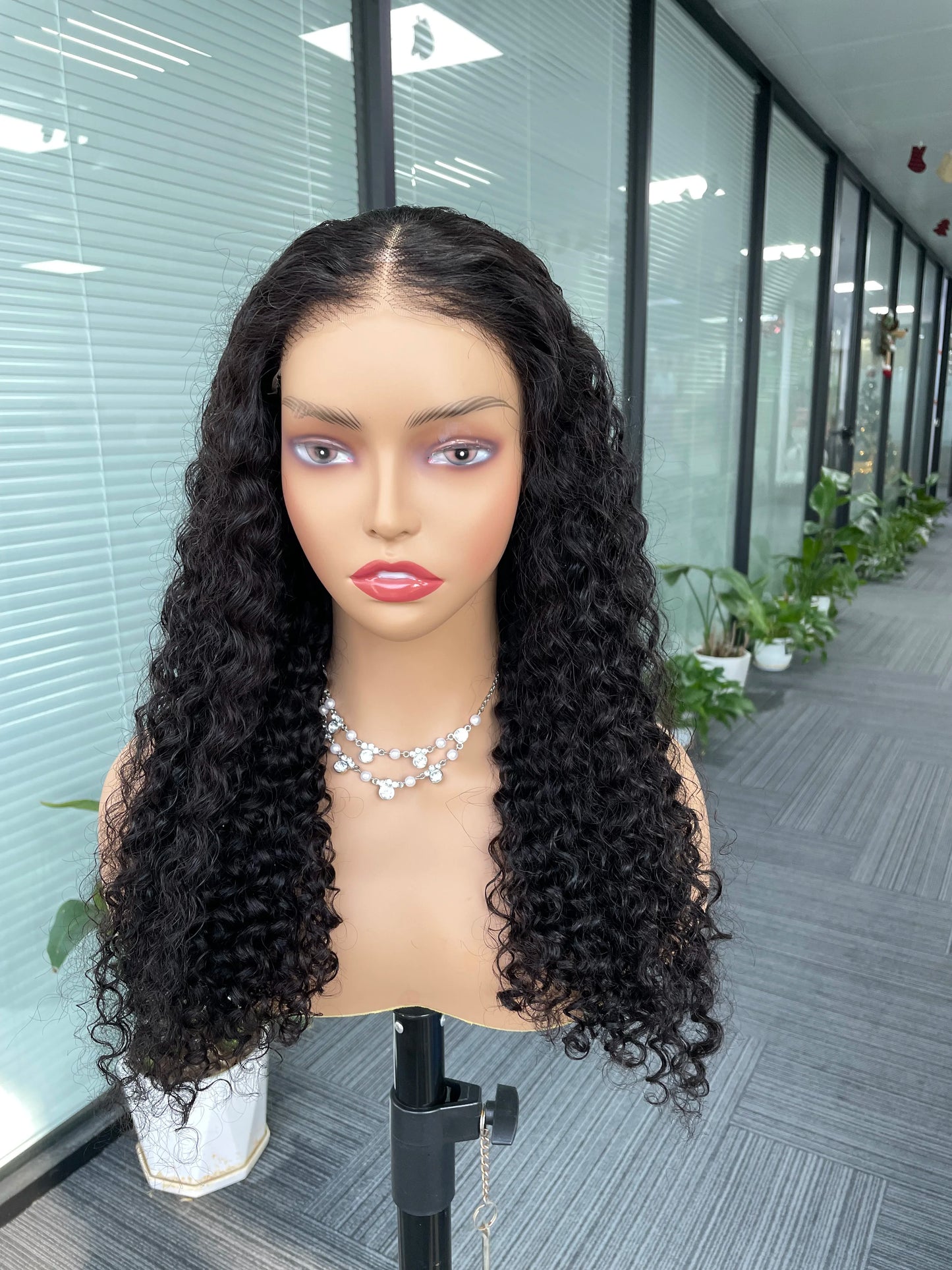 Deep Wave 13x6 HD Glueless Wear And Go Wigs 100% Human Hair For Women 250% Water Wave Curly Lace Front human hair Wig On Sale