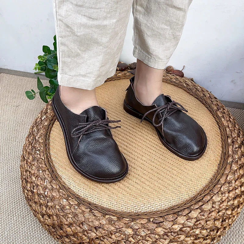 Careaymade-Genuine Leather big size women's boots,Top Layer Cowhide Soft Sole Casual Women's Shoes Solid Color Lazy men's Shoes