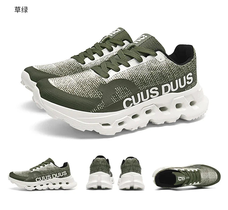Men's Running Shoes Outdoor Couple Trainer Race Sneakers Off-road Shoes Cushioning Jogging Non-Slip Breathable Mesh Luxury Shoes