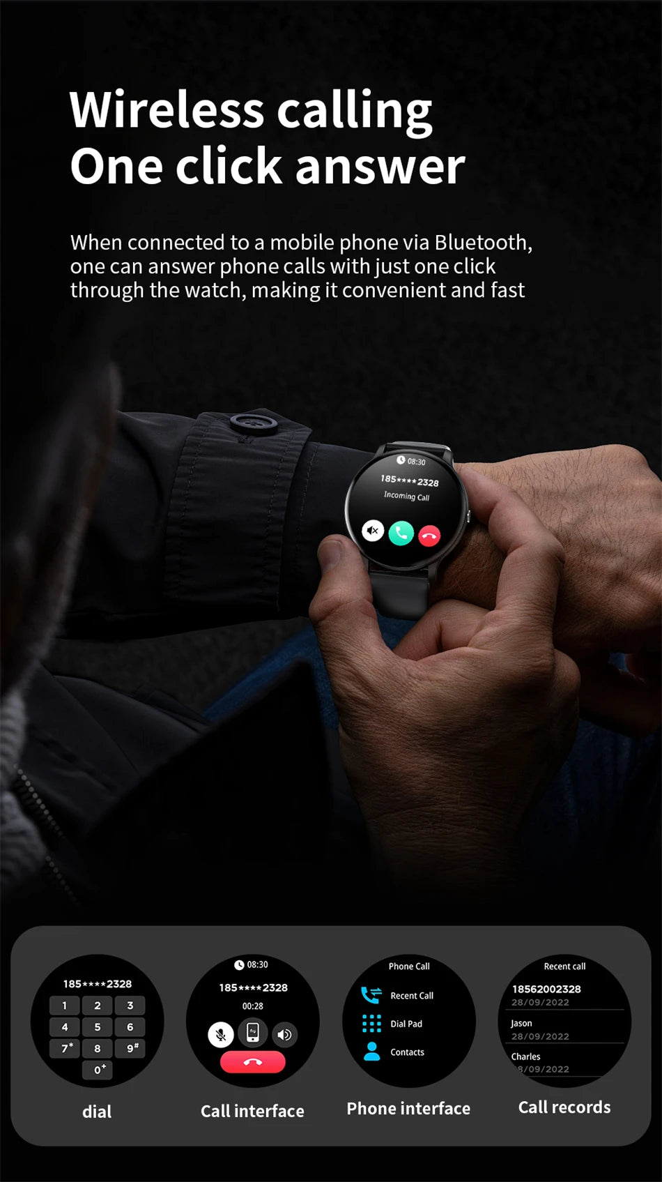 LIGE Women's SmartWatch Blood Oxygen Monitor Sports Fitness Tracker Bluetooth Call Al Voice Assistant Watches For Android IOS