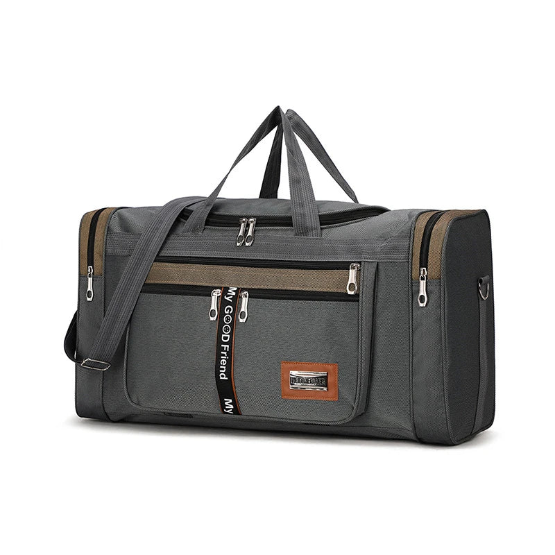Women Men Nylon Travel Duffel Bag Carry On Luggage Bag Men Tote Large Capacity Weekender Gym Sport Holdall Overnight Bag Pouches