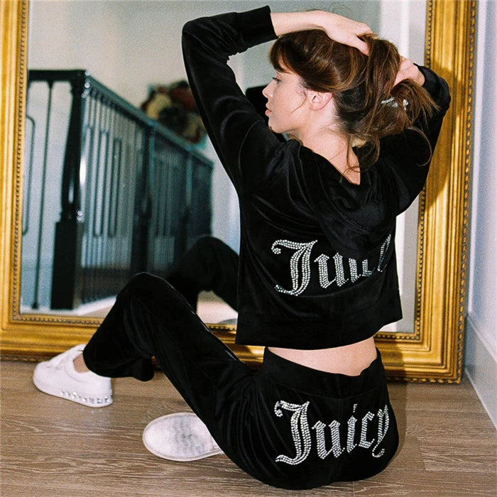 Fashionable Women's Casual Sportswear Set Hoodie Pants Tracksuit Comfortable Breathable Spring Seasonal Clothing
