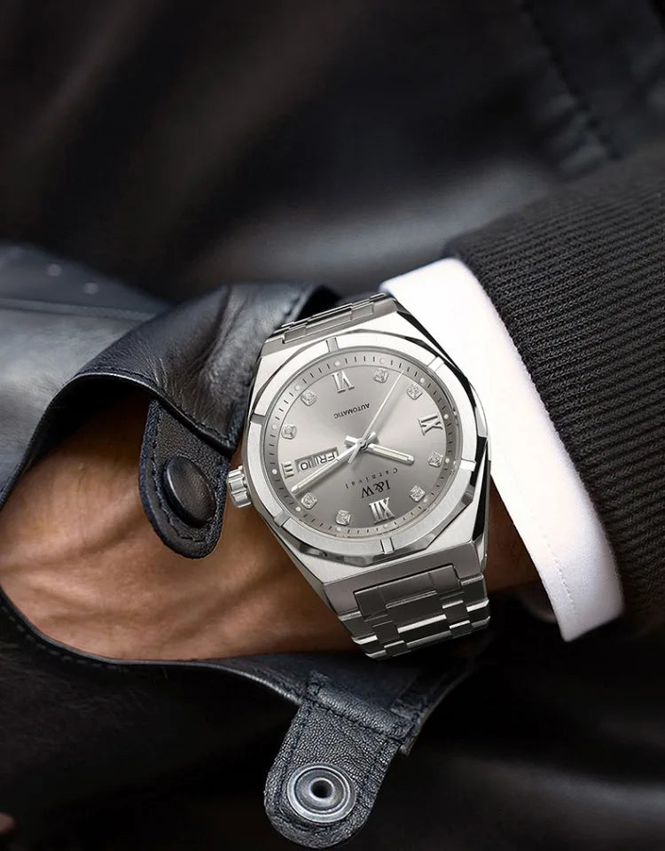 Montre Homme Luxury Brand IW CARNIVAL Mens Watches Sapphire Calendar Luminous 5bar Japan MIYOTA Movement Automatic Watch for Men