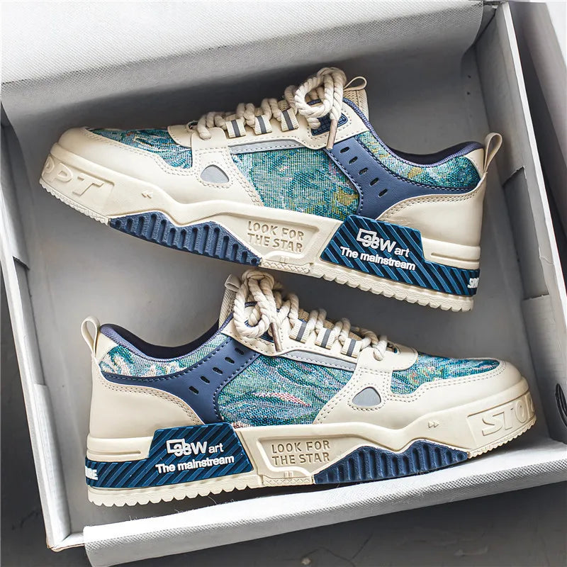 Men's Sneakers Spring Autumn 2024 Outdoor Sport Shoes For Men Fashion Vulcanized Shoe Tenis Para Hombre Men's Flats Shoes Luxury