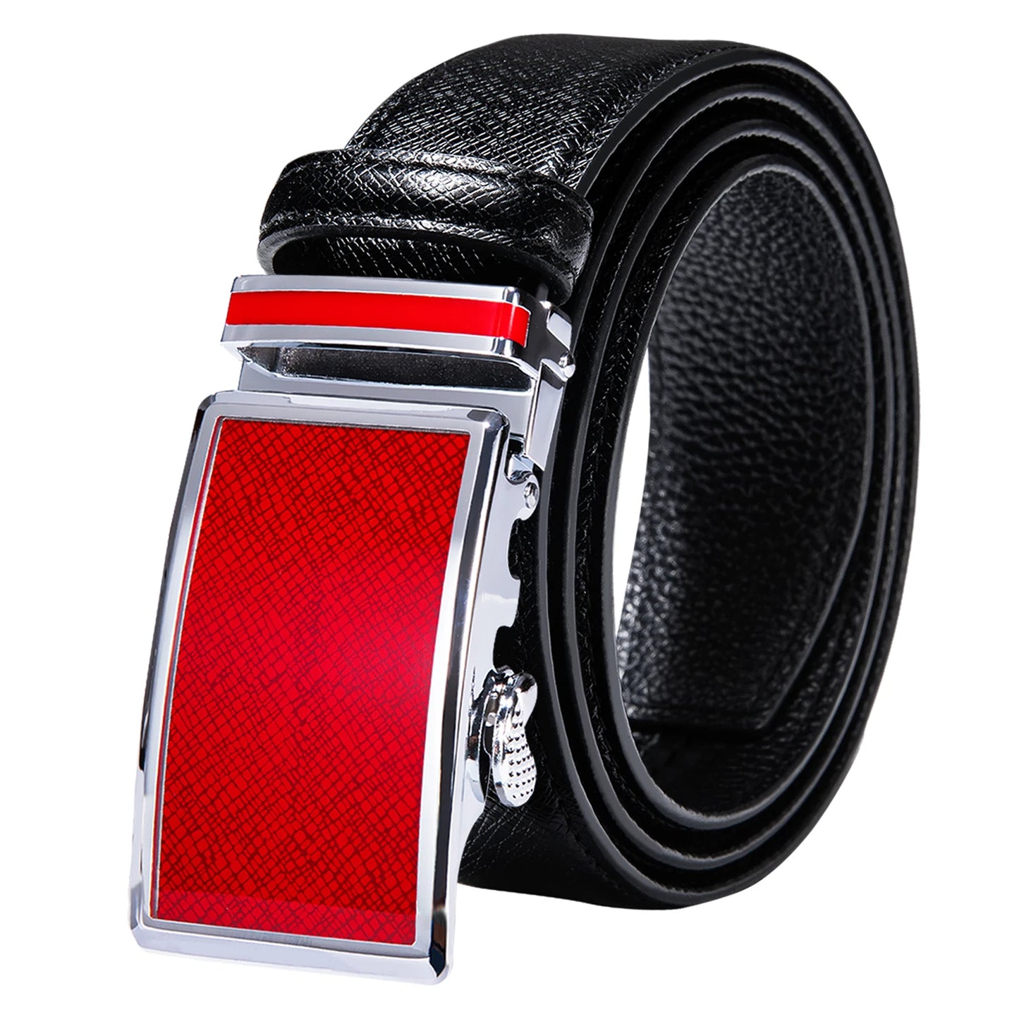 High Quality Mens Belts Black Brown Blue White Green Leather Straps Casual Gold Automatic Buckles Waistband Belt for Men Wedding BAZAARHUBO