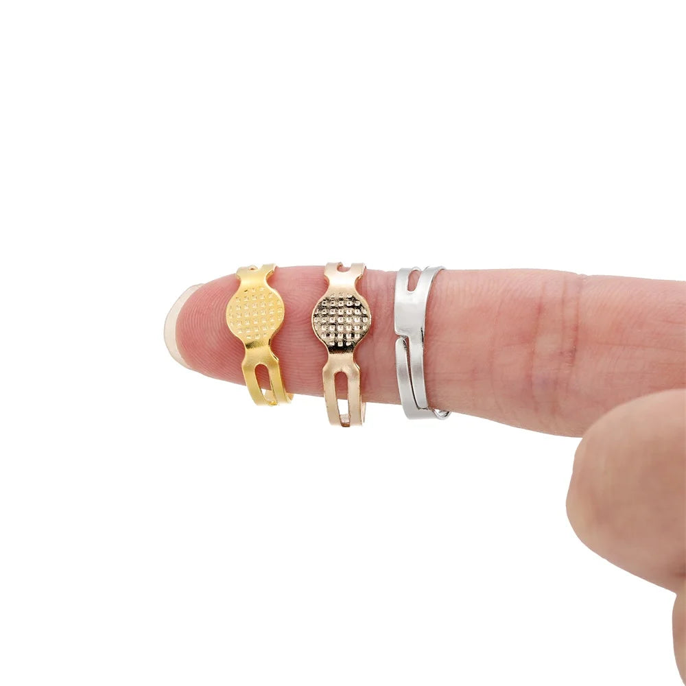 20-40Pcs/lot 7-10mm Metal Adjustable Blank Rings Setting For DIY Handmade Ring Jewelry Making Finding Supplies Accessories