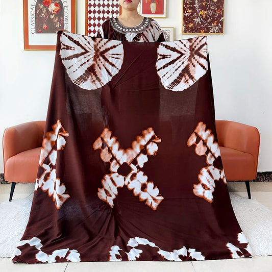 African Abaya Clothing 2026 Latest Party Dress Printed Pure Cotton Women Long Dress Dubai Casual Holiday Fashion Party Dresses