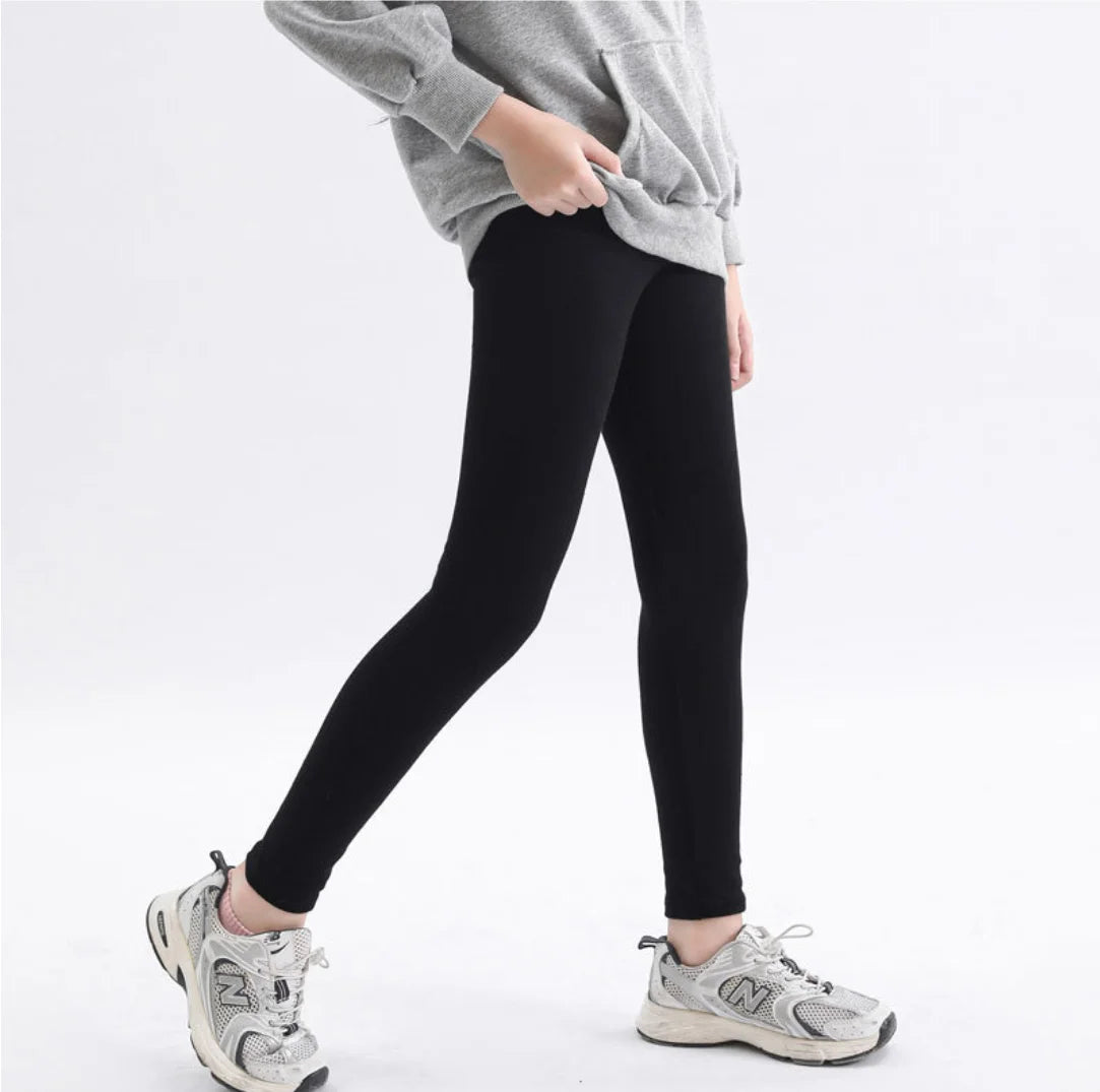Girls' Leggings Spring And Autumn Style 95 Cotton Female Baby Elastic Pants Children's Slim outer Wear Pants