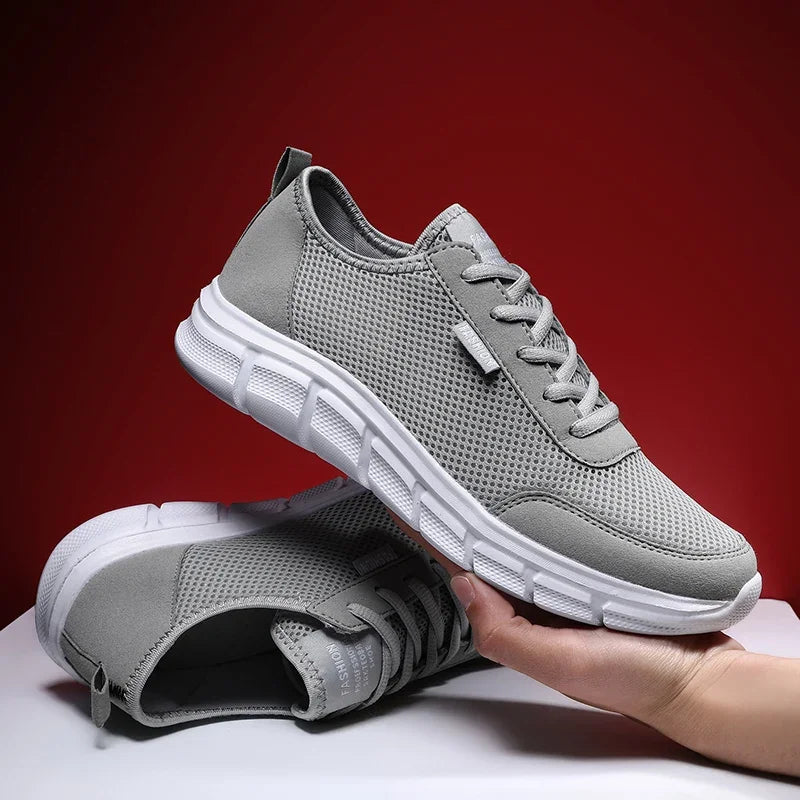 MAEDEF New Sneakers Men's Breathable Mesh Lightweight Casual Walking Man Shoes Big Size 39-48 Comfortable Black Sneakers for Men
