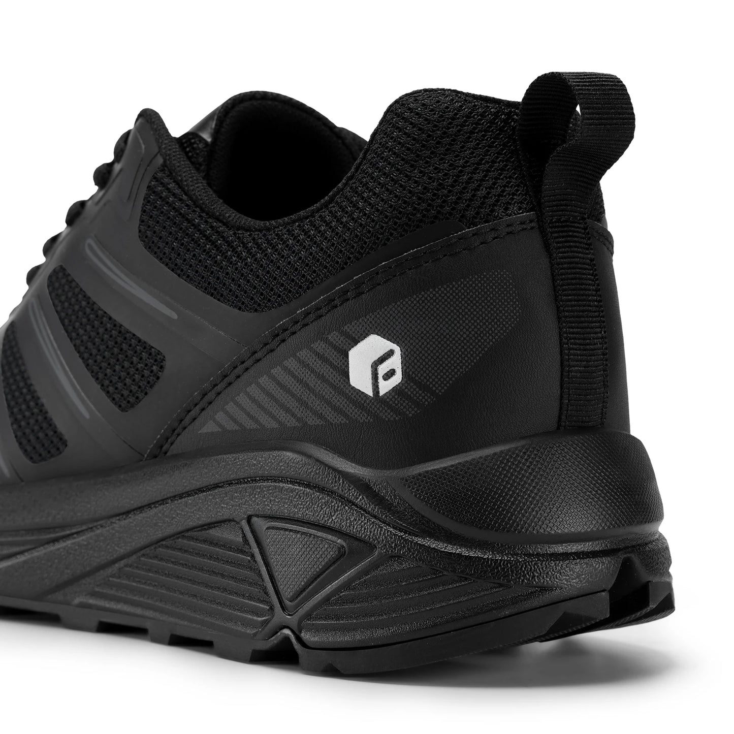 FitVille Men's Trail Running Shoes Outdoor Sneakers Wide Anti-slip Cushioning Lightweight for Swollen Feet with Arch Support