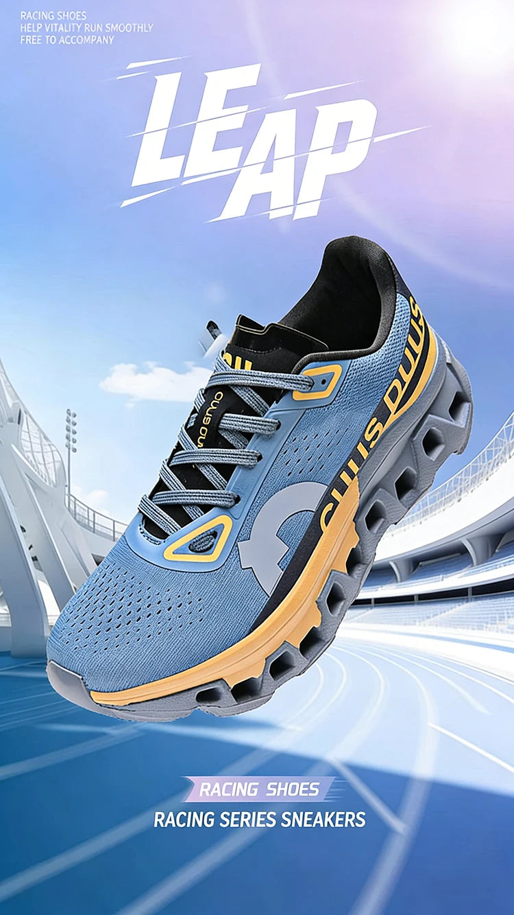 Men's Cushioning Running Sneakers | Lightweight Non-Slip Athletic Shoes