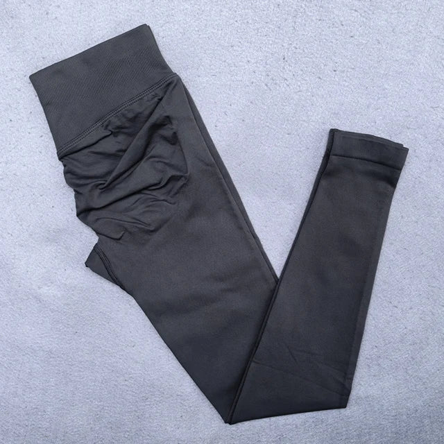 Leggings Women Scrunch Bum Gym Legging Seamless Yoga Legging Workout Yoga Pants Low Ribbed Waistband Sports Tights