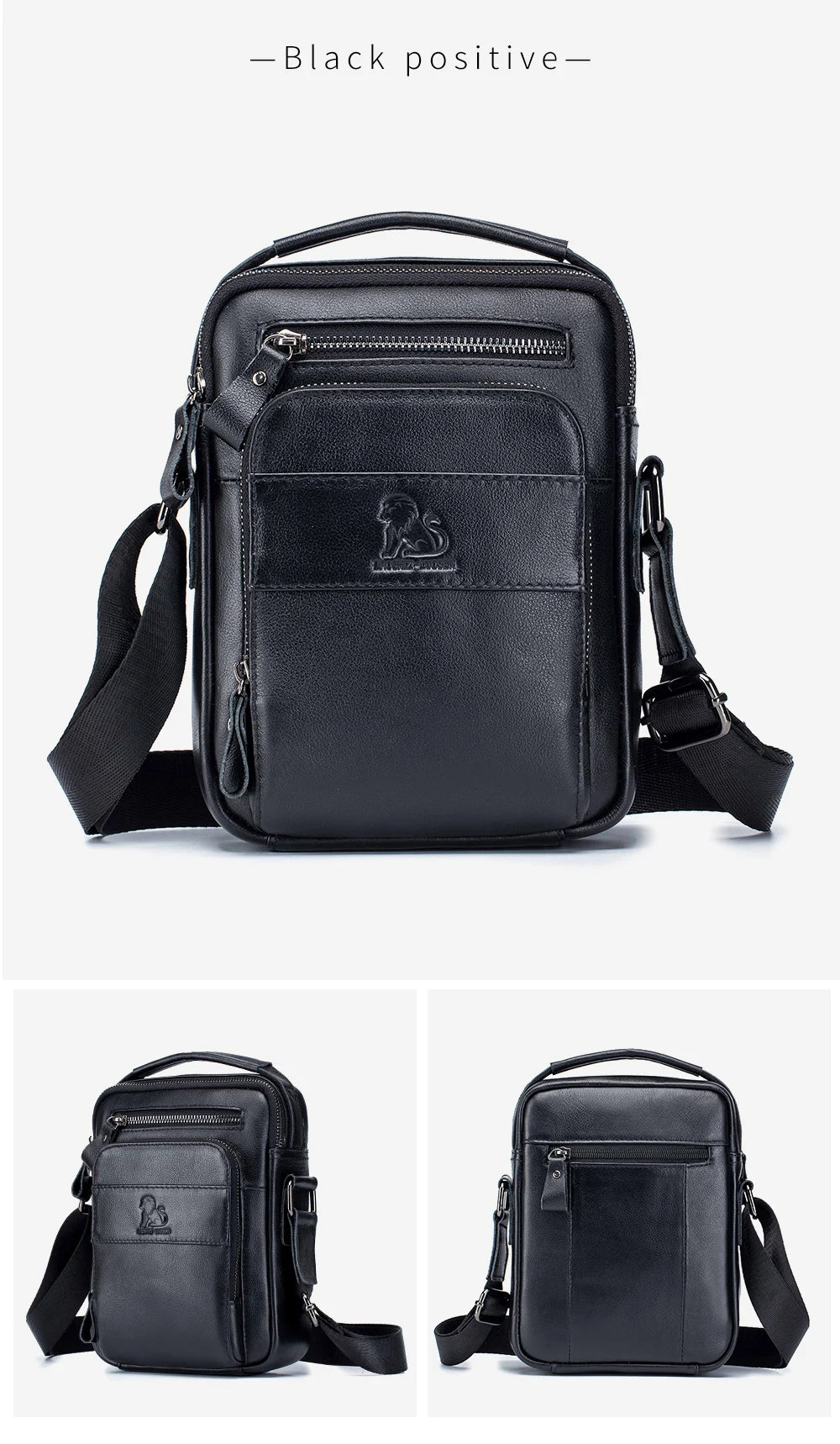 Cowhide men's small shoulder bag with top layer, cowhide single shoulder diagonal cross bag, fashionable and sporty small bag