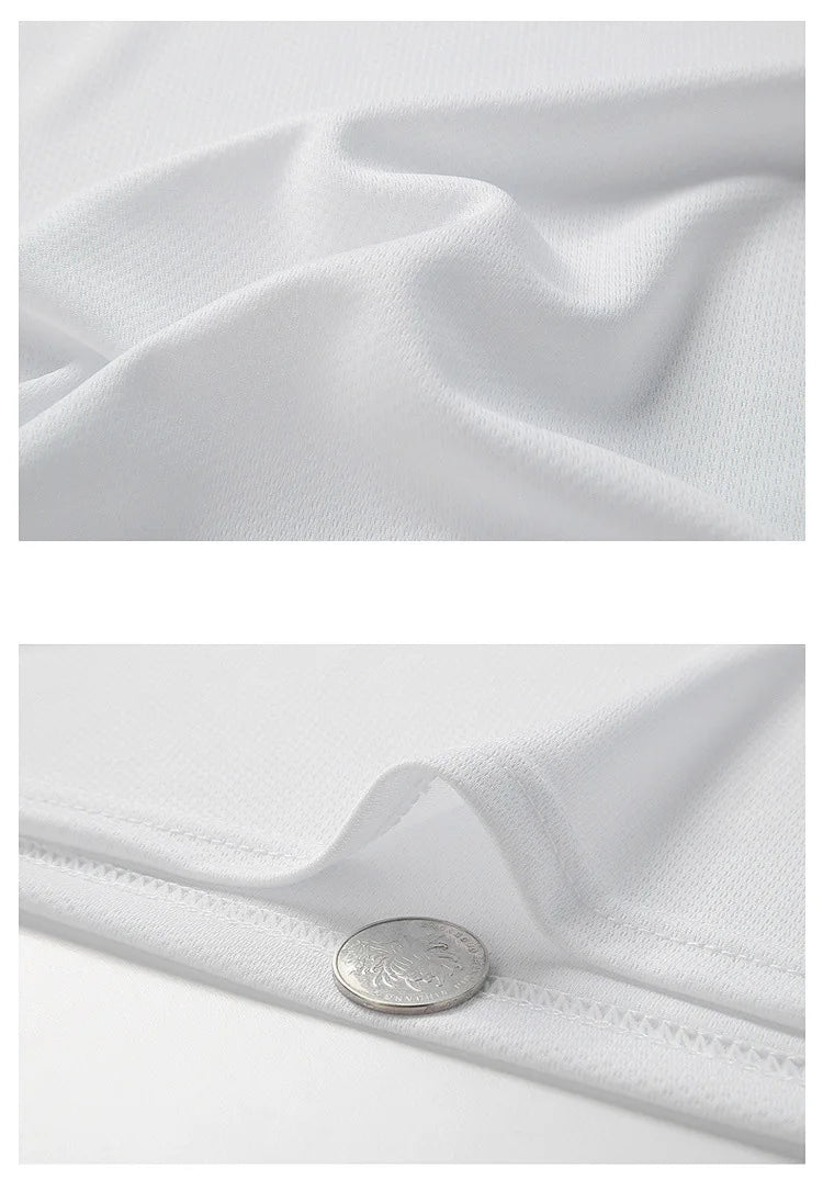 Sports Set Summer New Men's Quick Drying Mesh Set Men's T-shirt+Shorts 2-piece Set Men Casual Fitness Jogging Training Set