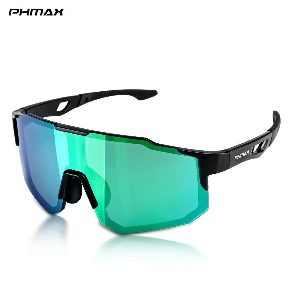 PHMAX Polarized Cycling Glasses Men's Woman Bike Bicycle Polarized Sunglasses 2026 MTB Road Racing Lightweight Flexible Goggle