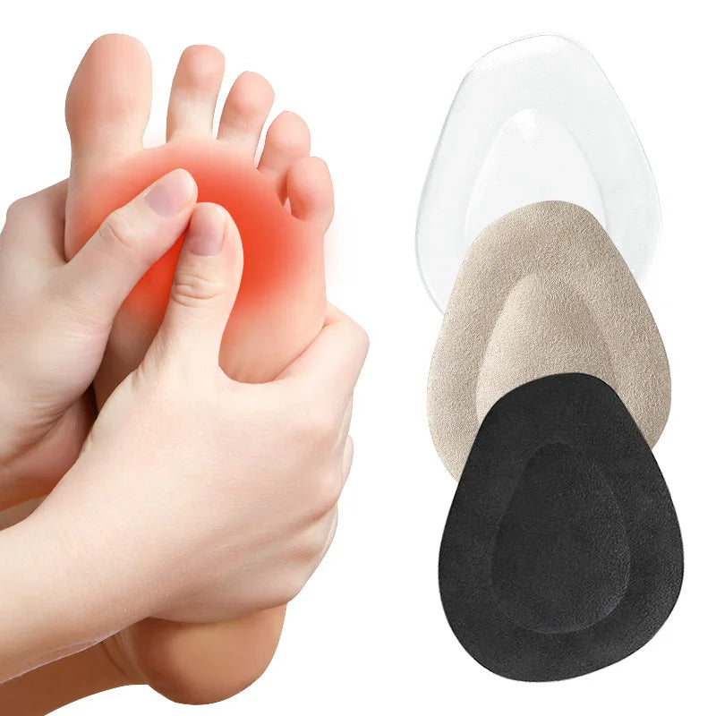 Women's Anti-slip Silicone Gel Half Insoles Forefoot Pain Relief Inserts for High Heels Comfortable Shoe Accessories