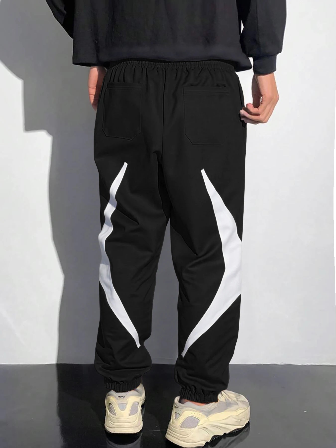 Boys' pants, boys' casual pants, can be worn in all seasons, with contrasting colors and street style, suitable for boys aged 7-