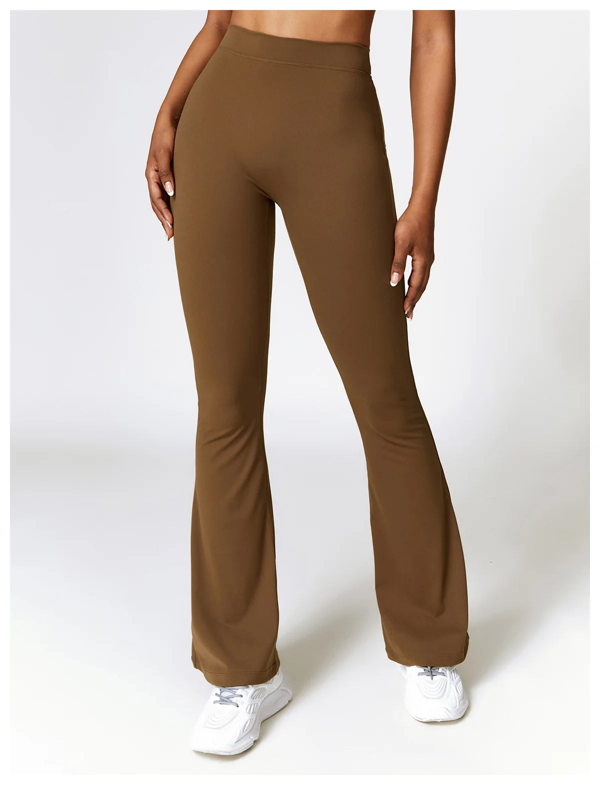 New Yoga Pants Flare Leggings Women High Waist Wide Leg Pants Women Gym Fitness Sports Flared Pant Dance Trousers V-shaped Hip