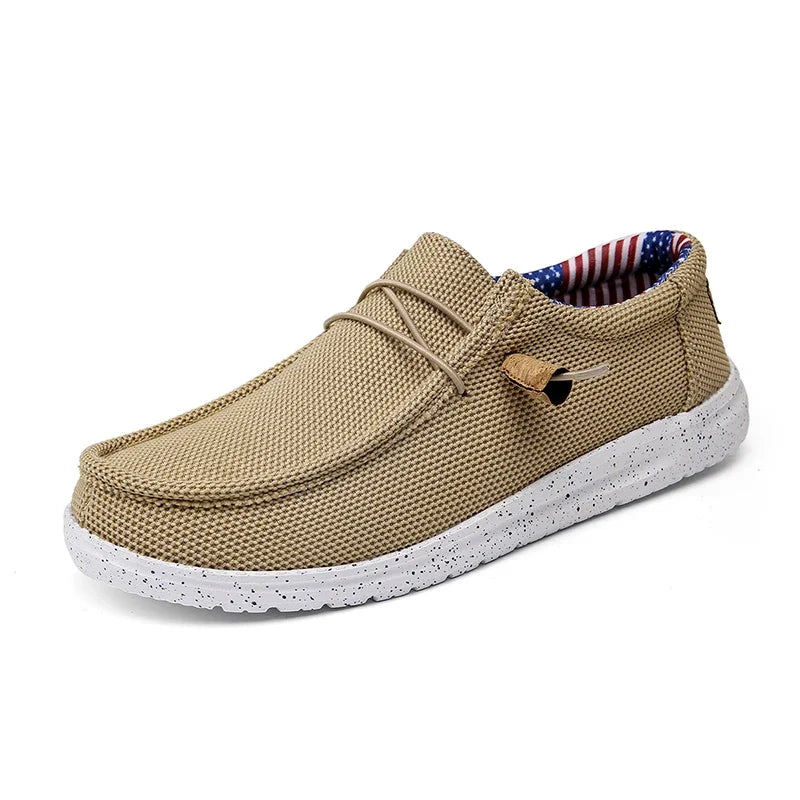 Canvas Loafers Comfortable Walking Flats for Man  Non Slip Soft Moccasins Sneakers Summer loafers Men Casual Shoes Slip on