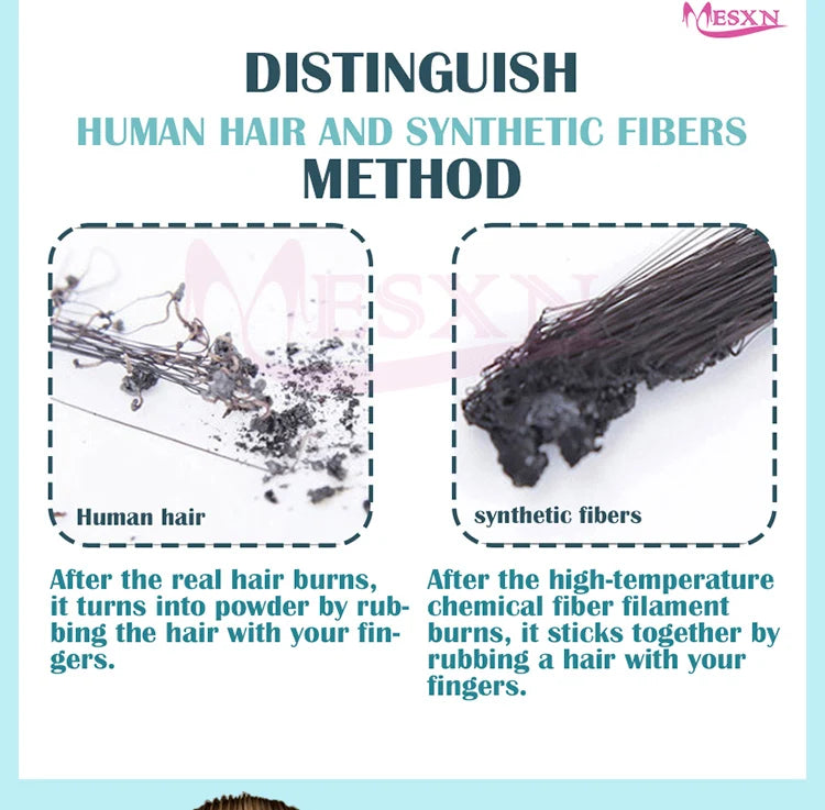 MESXN Double line New Feather hair extensions 100% Human Hair Real Natural Hair Comfortable and Invisible Brown Blonde 613