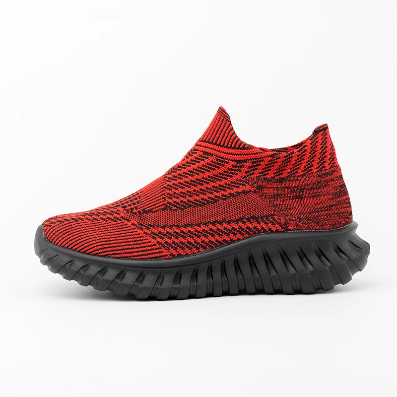 Men's Women Running Shoes Comfortable Slip on Sneakers Man Socks Shoes Lightweight Knit Breathable Casual Outdoors Sneakers