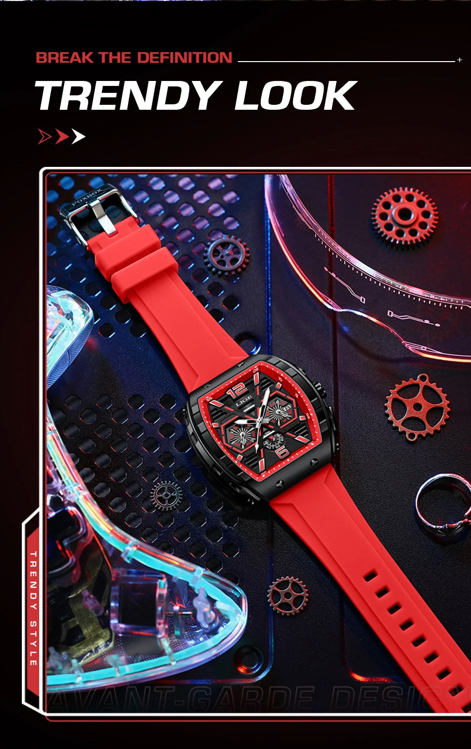 LIGE Top Brand Classic Men's Watches Roman Scale Dial Luxury Wrist Watch for Man Original Quartz Waterproof Luminous Male reloj